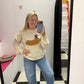HOT DOG GRAPHIC SWEATER