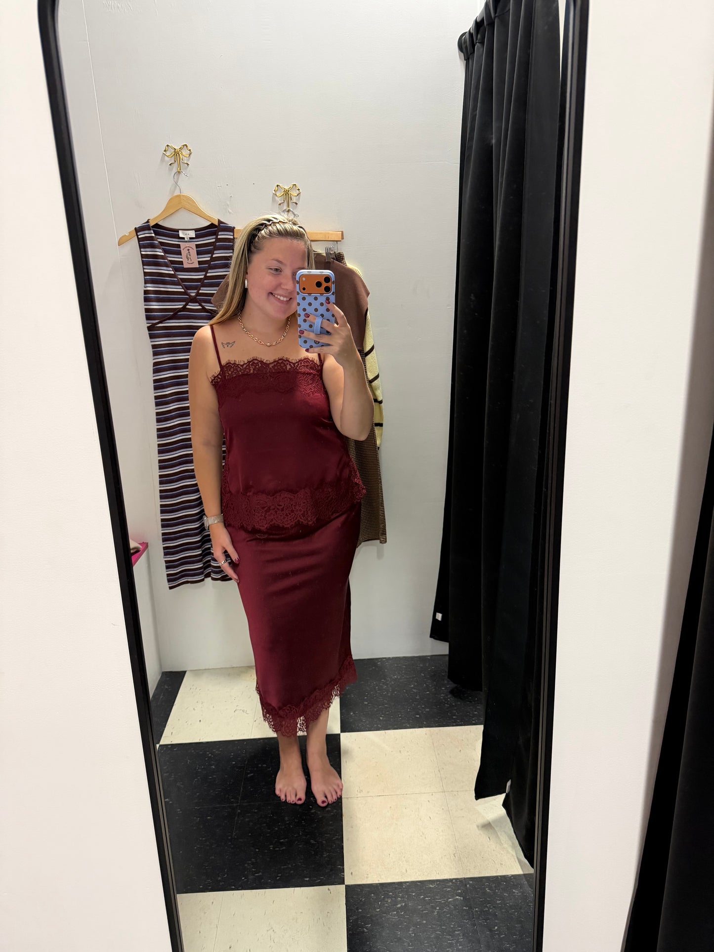 IF WE KNOW US LACE TRIM CAMI