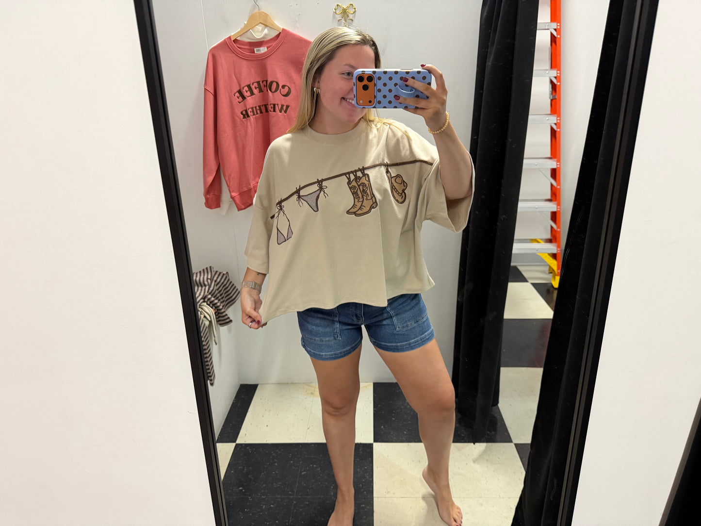 Western Graphic Clothesline Tee