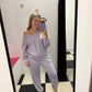 Ribbed Knit Lounge Pants