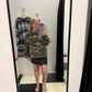Camo Ruffle Tier Top