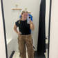 Leopard Bow Tie Pants