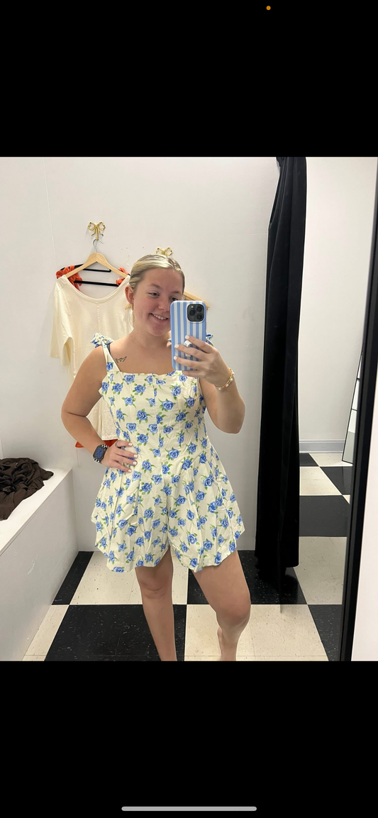 Flirty Floral Romper