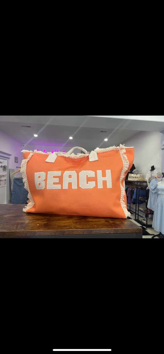 Rope Handle Beach Bag