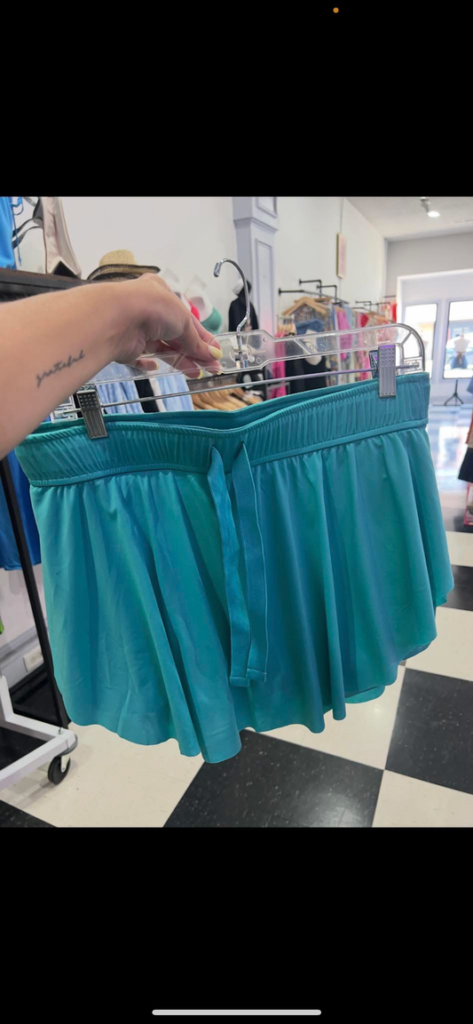 Ruffle Hem Tennis Skirt