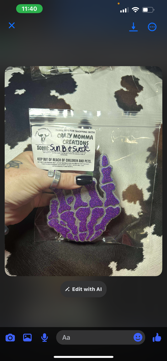 Skeleton Hand Freshie