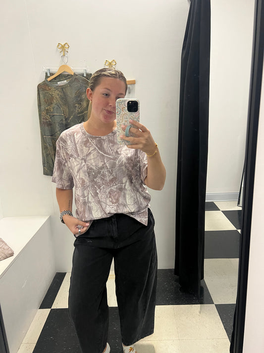 Slouchy Camo Tee