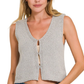 Hook & Eye Knit Sweater Vest