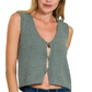 Hook & Eye Knit Sweater Vest