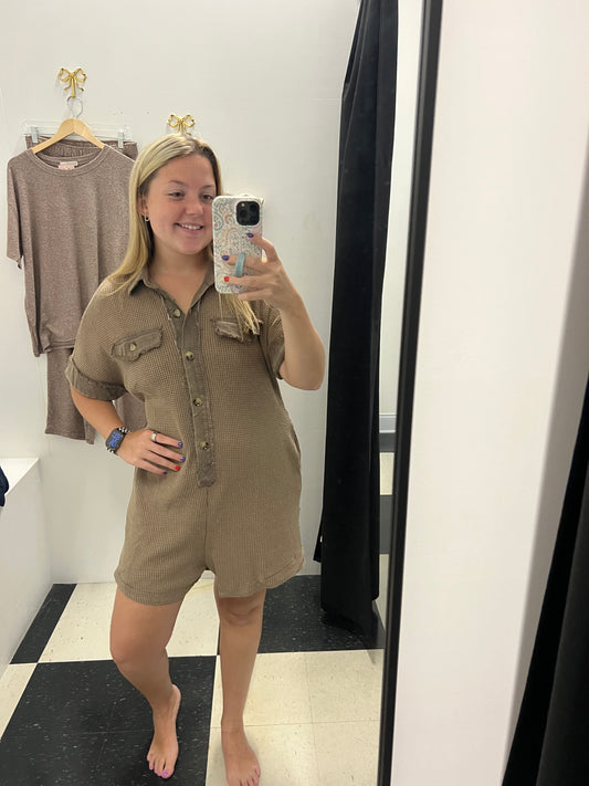 JOSIE MINERAL WASH ROMPER
