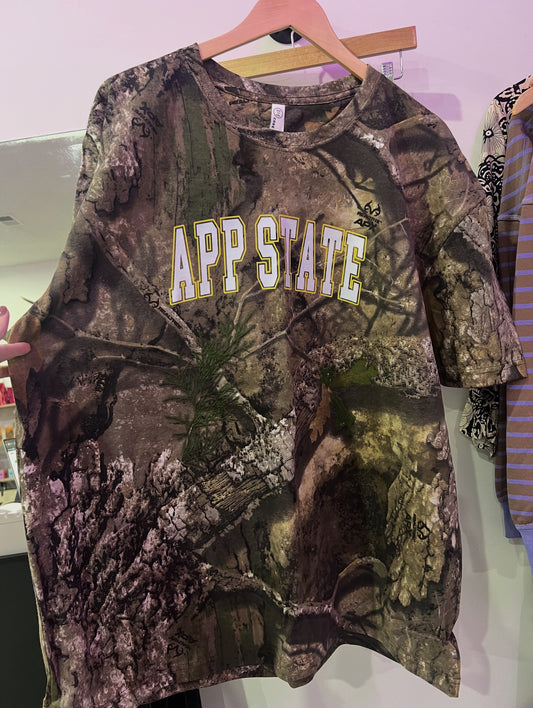 Camo Mascot Tee- App State