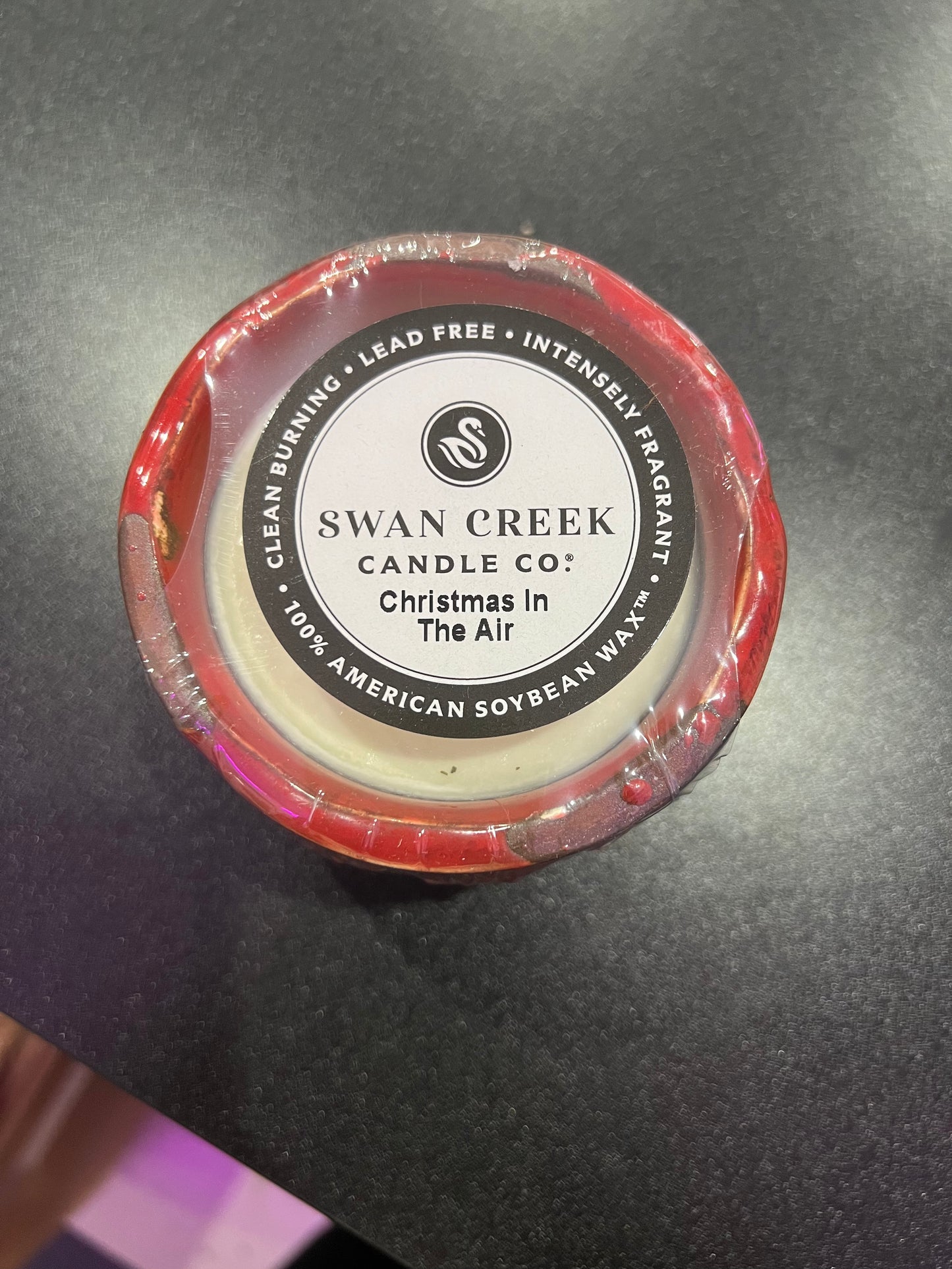 Swan Creek Candles - Holiday Red Small Pot - Christmas in the Air