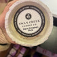 Swan Creek Candles - White Woods Small Round Pot - Warm Cinnamon Buns