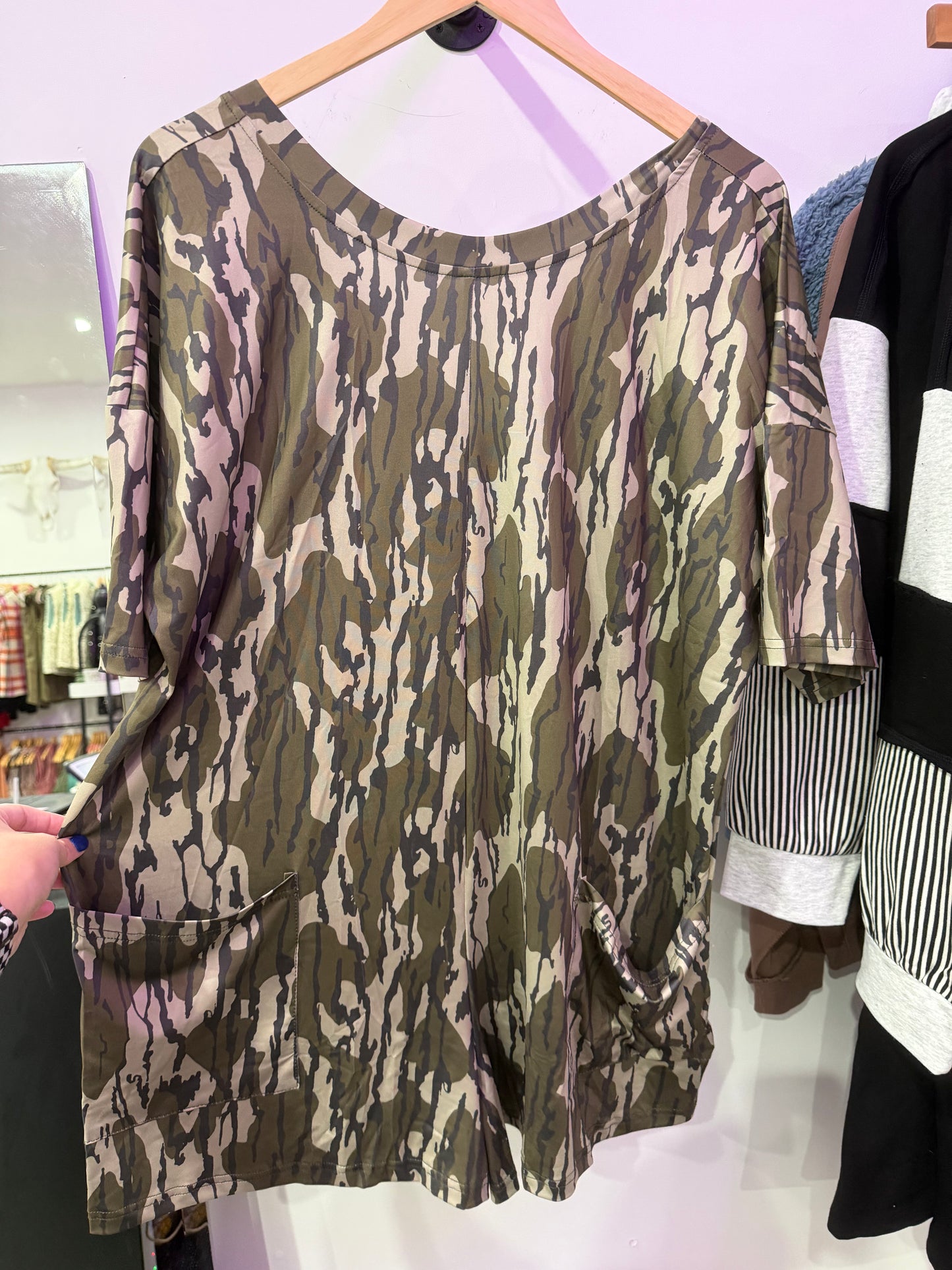 Country Cutie Camo Romper