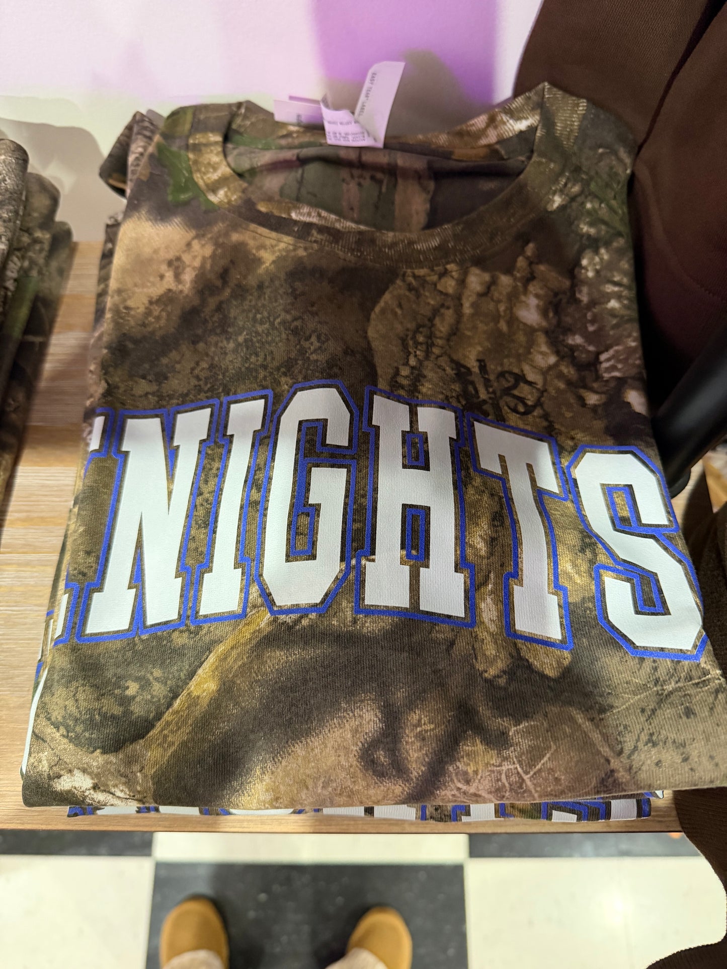 Camo Mascot Tee - Knights