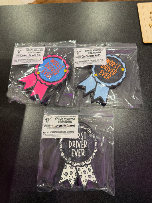 Worst Driver Ever Freshie