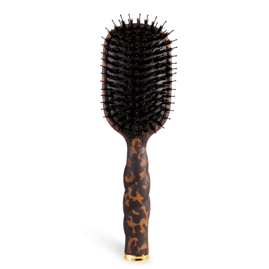 Teleties - Boar Bristle Hair Brush - Tortoise