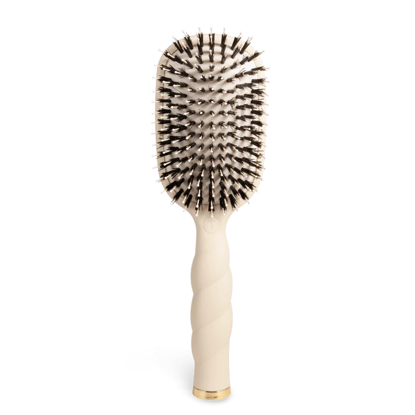 Teleties - Boar Bristle Hair Brush - Tan