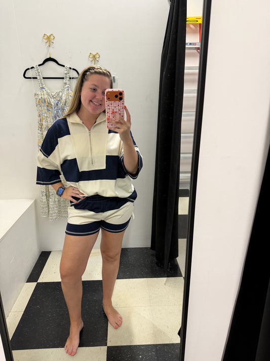 in your dreams striped shorts