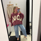 Love Patchwork Fleece Sweatshirt