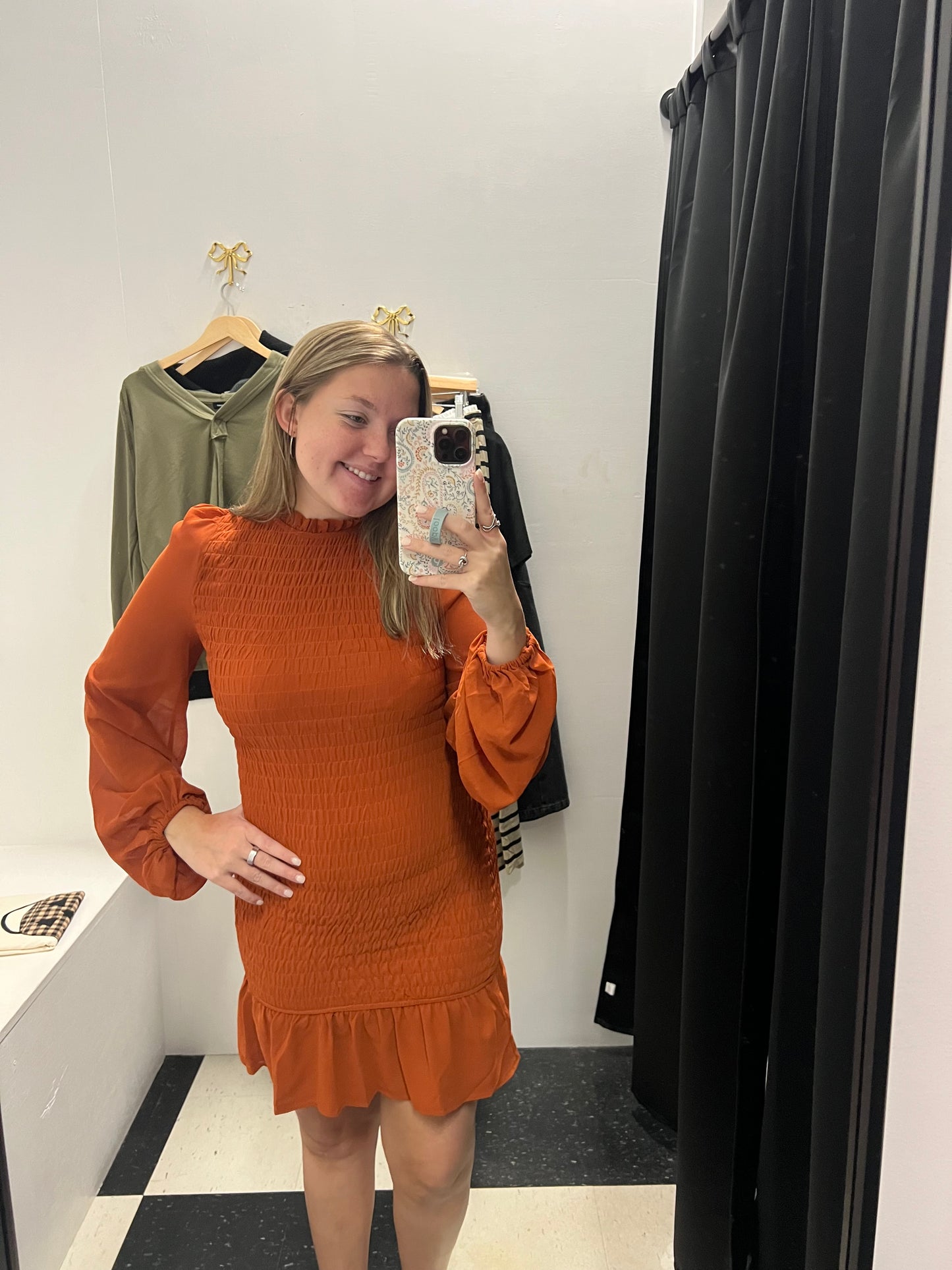 Freida Ruffled Mini Dress