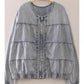 JEAN TIERED WASHED DENIM JACKET