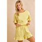 LEMON LOVE RUFFLE TOP