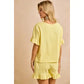 LEMON LOVE RUFFLE SHORTS