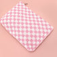 CHECKERED TRAVEL POUCH
