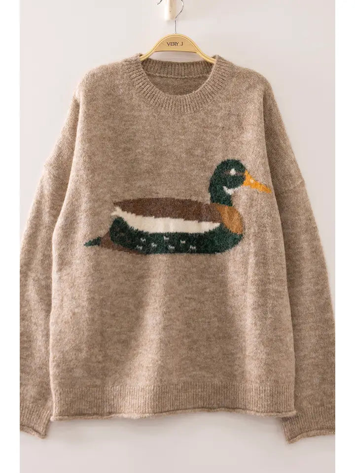 COZY MALLARD SWEATER