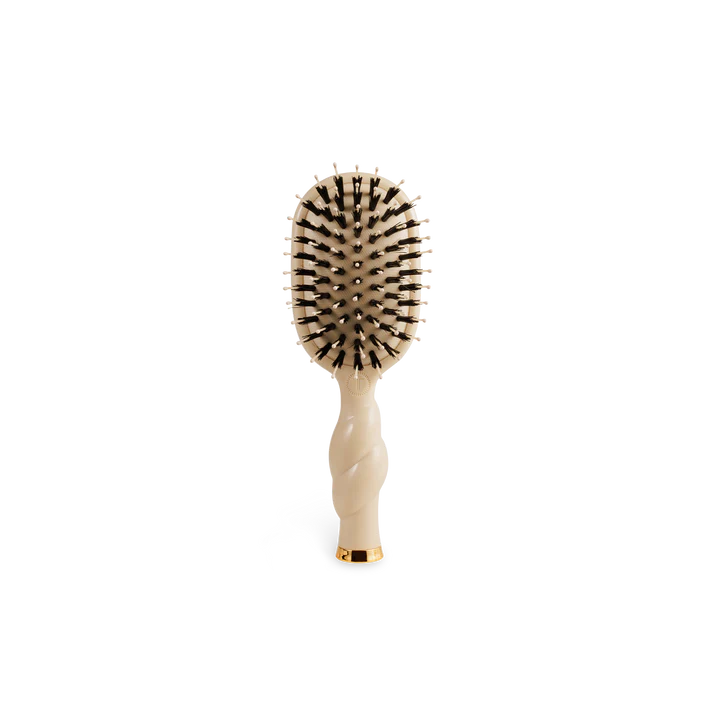 TELETIES - BOAR BRISTLE HAIR BRUSH - MINI - TAN