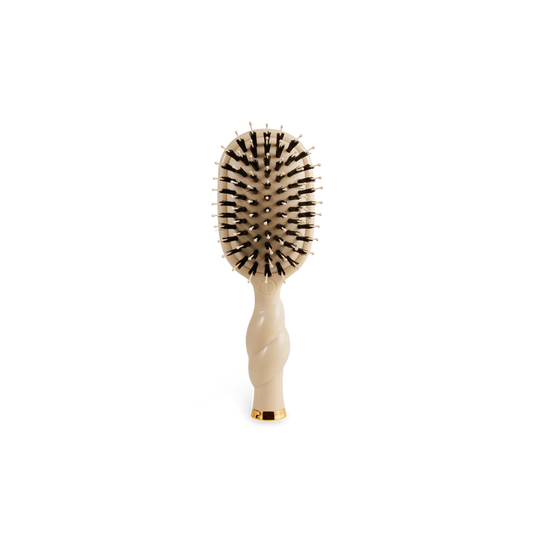 TELETIES - BOAR BRISTLE HAIR BRUSH - MINI - TAN