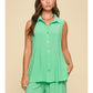 SHORELINE TOP - AQUA MINT