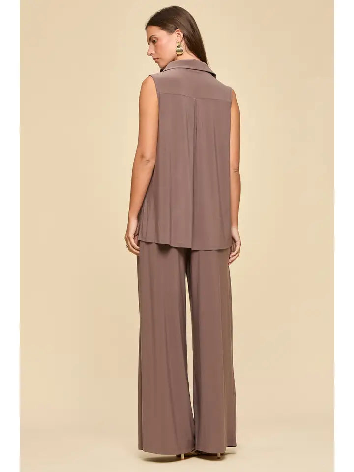 SHORELINE PANTS - MOCHA