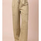 MINERAL WASHED WIDE LEG PANTS