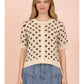POLKA DOT SWEATER CARDIGAN
