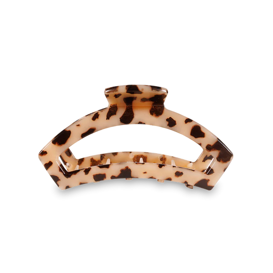 TELETIES - OPEN BLONDE TORTOISE CLIP - MEDIUM