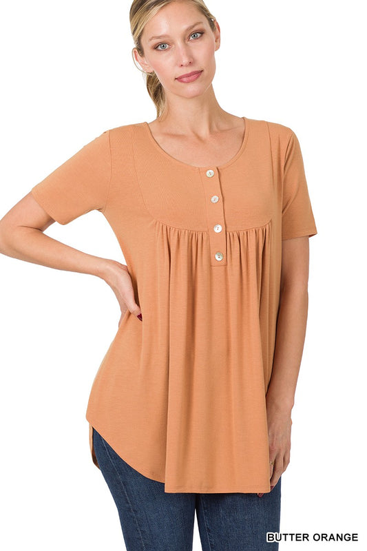 BRAXTON BUTTON TOP