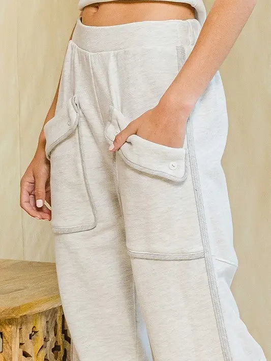 PATCHED FLAP POCKET PANTS