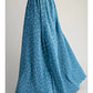 PAISLEY PLEATED POLKA DOT PANTS