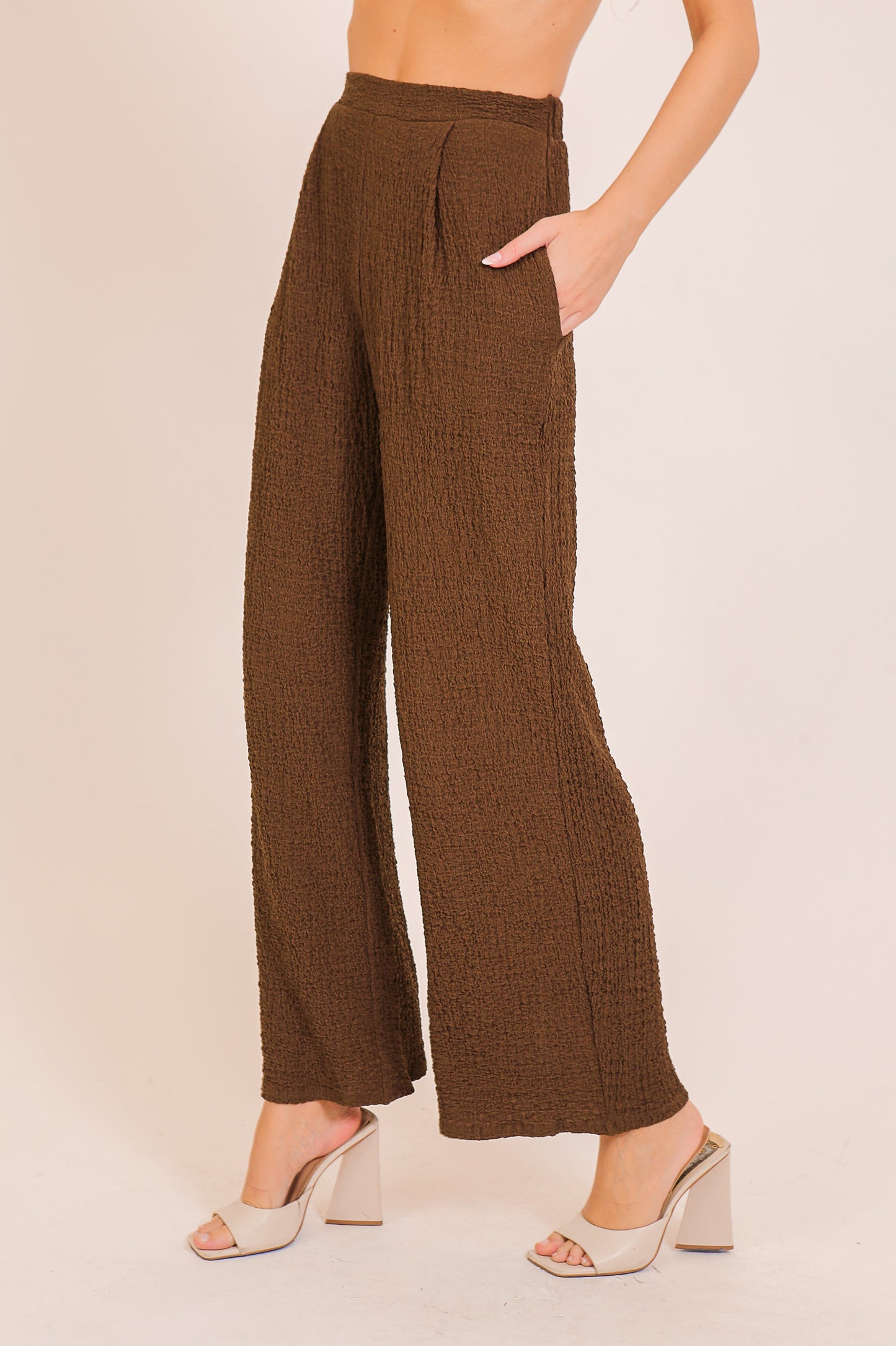 NICOLE TEXTURED PANTS