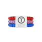 TELETIES - PATRIOT POP - HAIR TIES - SMALL