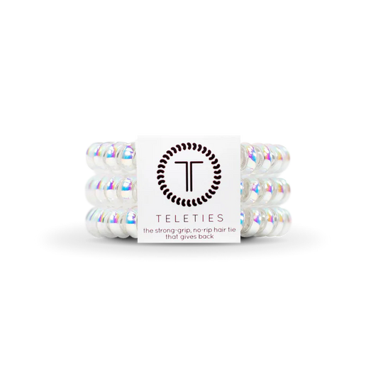 TELETIES - PEPPERMINT HAIR TIES - SMALL