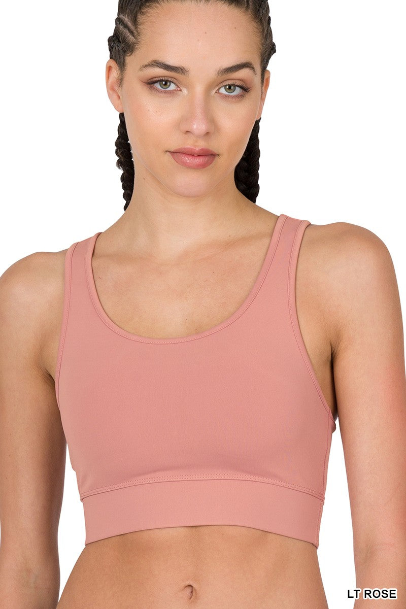 ATHLETIC RACERBACK PADDED BRA