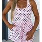CAMILLE POLKA DOT DRAWSTRING SHORTS