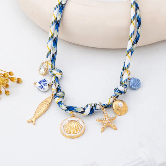 SEALIFE ROPE CHARM NECKLACE