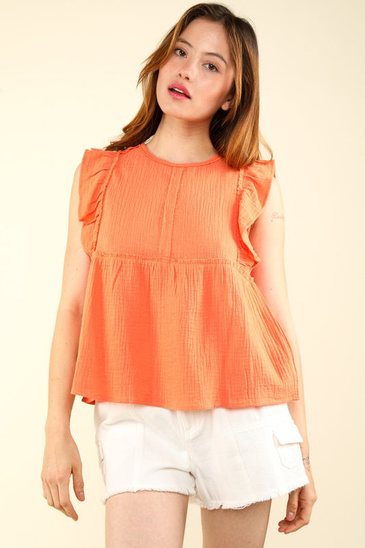 Briggs Ruffle Top