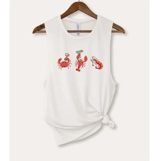 SEAFOOD COCKTAIL TANK TOP
