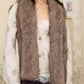 Faux Fur Shawl Vest