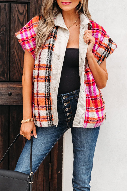 SHERPA PLAID VEST